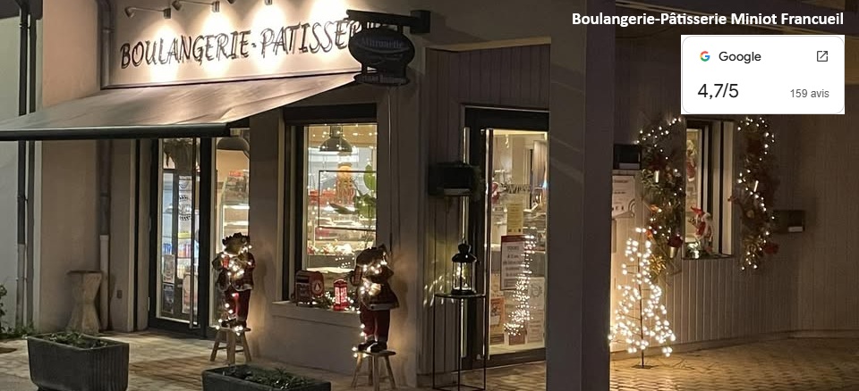 Boulangerie-Pâtisserie Miniot, partenaire des Rives de Chenonceaux